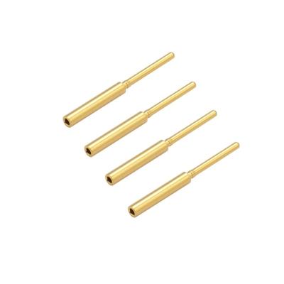 China Brass Male Female Probe Pin Banana Terminal Terminal Pins Contact Brass 1mm 2mm Pin 2.5mm for sale