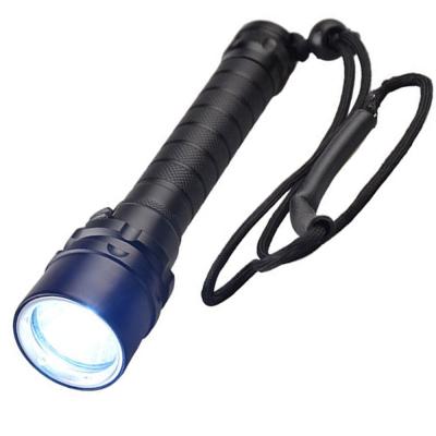 China 3xT6 LED Air Diving Flashlight 1000lumen Battery LED High Powerful Rechargeable Diving Torch IP68 Waterproof for sale