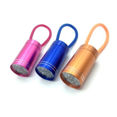 China Silicone Wristband Has Luminous Hot Sales Promotion Gift Super Brigh 6LED Mini Flashlight More Function Super Color Torch And Tail Rope Has Luminous Function for sale