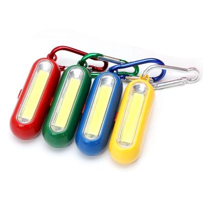 China COB LED Key Chain Easy Light Portable Emergency Torch Led Flash Light With Double Carbine Other Upgrade Gear for sale