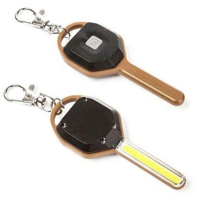 China Easy Warm COB LED Light Super Bright Gift Sales Key Chain Key Chain Led Flash Emergency Torch Night Light Light for sale