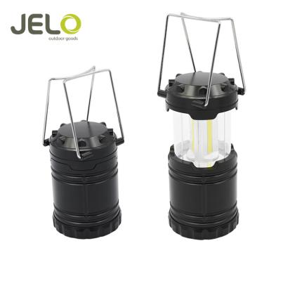 China ABS 3xCOB POP UP Camping Lantern 10W Collapsible Lightweight Telescopic Hanging Lantern for sale