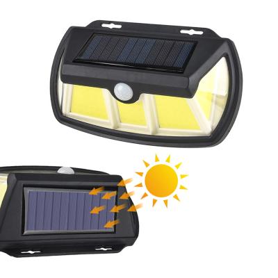 China Popular Solar Outdoor Smart Sensor Light Sensor Solar COB 65LED Wall Lamps Security Wireless Waterproof Yard Lighting for sale