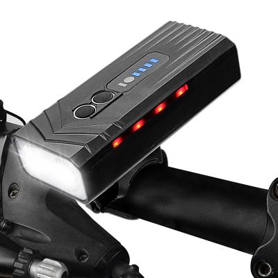 China High Quality USB Rechargeable Bicycle Lights Professional Accessories Rechargeable Bike Light Safety Warning Light 2x10W LED Bicycle Equipment for sale