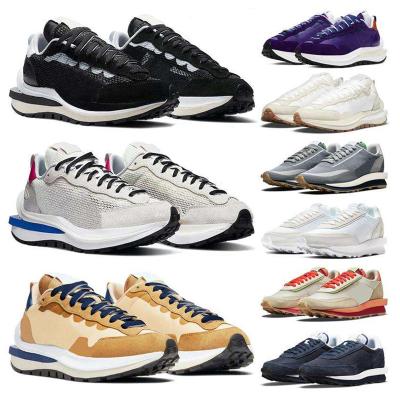 China Air cushion shoes wholesale brand good quality shoes with original Sacai sneaker waffle 1:1 logo trademark running shoes for sale