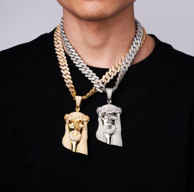 China high quality skin-friendly fashion accessories Jesus Icedout Hiphop Pendant for sale