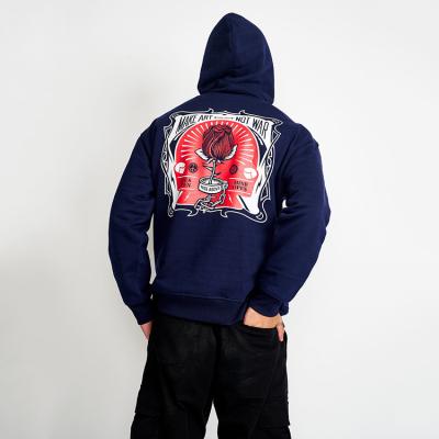 China Custom Heavy Duty Anti-wrinkle 400GSM Screen Printing Graphic Hoodies For Men for sale