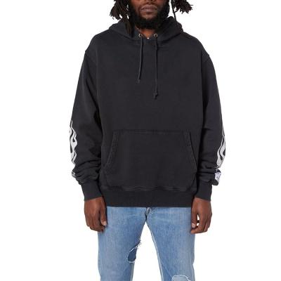 China Popular Selling Anti-Wrinkle Heavy Drop Oversized Heavy Shoulder Distressed Hoodies For Men for sale