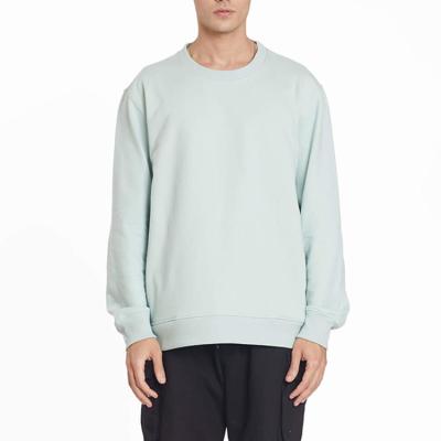 China 320GSM 60%Cotton 40%Polyester Oversized Comfort Color White Crewneck Sweatshirts For Men for sale