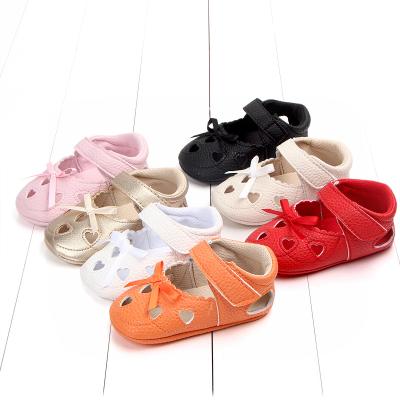 China Flat 0-12 Months Baby Toddler Cavity Baby Shoes Sandals Soft Bottom Baby Shoes BG091 for sale