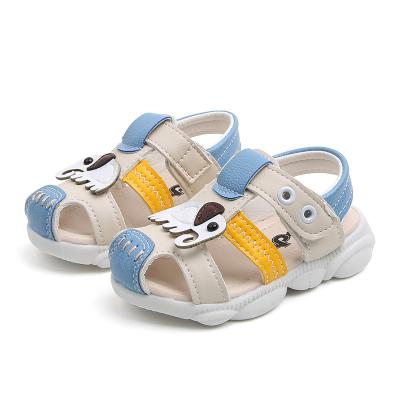 China Flat Korean Baby Shoes 2020 Cute Summer Baby Toddler Sandals 0-1-3 Years Old Soft Bottom Baby Shoes BG092 for sale