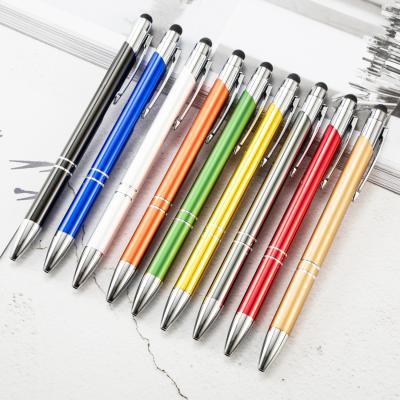 China Custom logo BG061 promotion of the new hotel office business metal pen touch screen press eco-friendly advertising ballpoint pen for sale