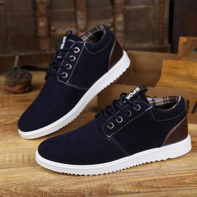 China British Lace Breathable Soft Lower Spring Business Men's Casual Shoes Men's Single Panel Shoes BG196 for sale