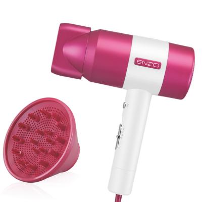 China ENZO Factory Direct Lightweight Travel Professional Ionic Hotel Salon Hair Dryer Electric Powerful Portable Home Hair Blow Dryer for sale