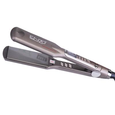 China ENZO New Design Hair Hotel Salon Product Custom Titanium Flat Hair Straightener Professional Straightening Irons for sale