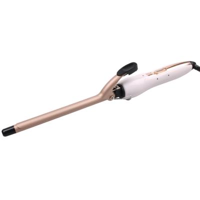 China ENZO Professional Custom Curling Wand Hotel Barrels Hair Curler Sleek Rotating Ceramic Fast Heating Up Hair Curling Iron Beauty Tool for sale