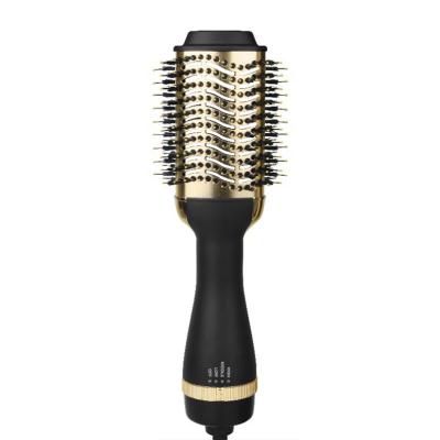 China ENZO New Design Professional Small Ionic Rotating Hot Air Hair Dryer and Volumizer Electric Heating Brush Styler Comb One Step Brush for sale