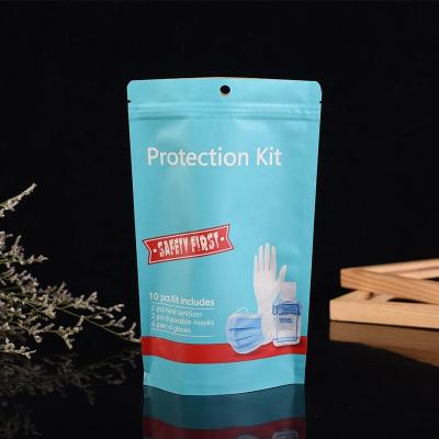 China Custom Printed Barrier Medical Supplies Pad Kit Packaging Bag for sale