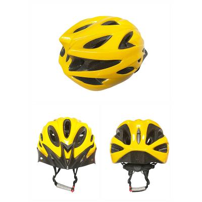 China ABS+PC ENV safety lightweight electric bicycle helmet mountain protection yellow head helmet bicycle material for sale