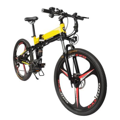 China Aluminum alloy electric bicycle city foldable mountain bike for riding for sale