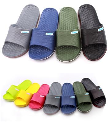 China Summer Breathable Home Slippers Women's Paint Home Shoes Non-slip Thick Bottom Women's Bathroom Slippers Couples Slippers Wholesale for sale