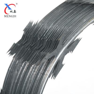 China Professional Barbed Wire Manufacturer Low Price Concertina Razor Barbed Wire for sale