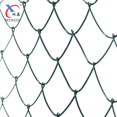 China Factory Price Easily Assembled Galvanized Then PVC Coated Chain Link Fence For Sport Area Chain Link Fence for sale