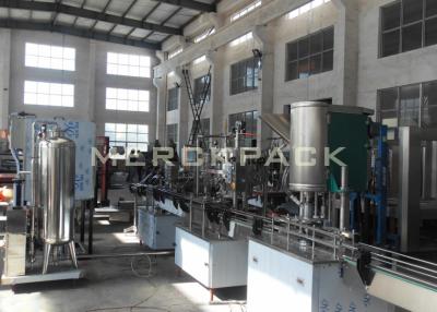 China Small Scale Carbonated Drinks Filling Machine / Carbonated Soft Drinks Bottling Plant for sale