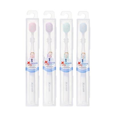 China Super Soft X-Brush Toothbrush Premium 12 Individually Wrapped Soft Bristles Foldable For Home Travel Wide Head Toothbrush for sale