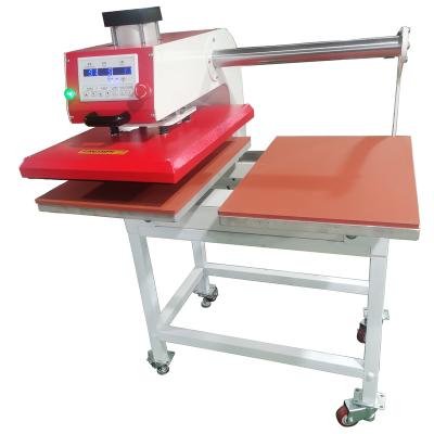 China Garment Shops 2022 New Style Up Slide Heat Transfer Machine Pneumatic Heat Press For Tank Top T-shirt 16x24 for sale