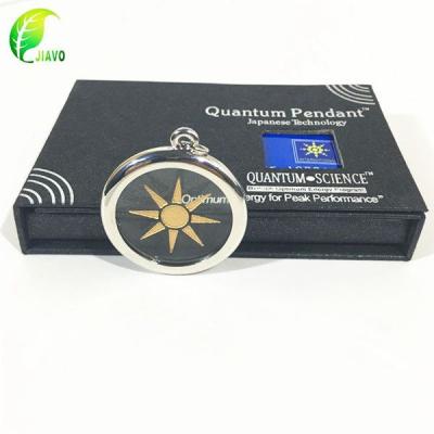 China Bio Luster Stone Energy Pendant Positive Nano Glass Crystal Charms Quantum Necklace for sale