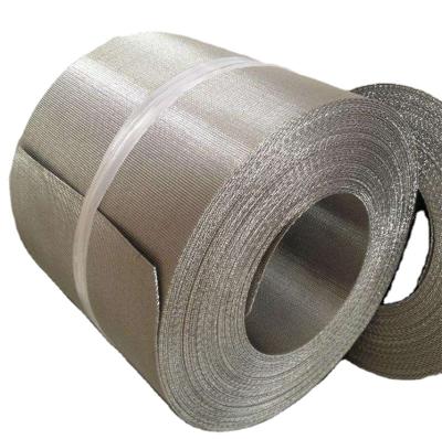 China Plain 152x24 Reverse Dutch Weave Stainless Steel Mesh Belt for sale