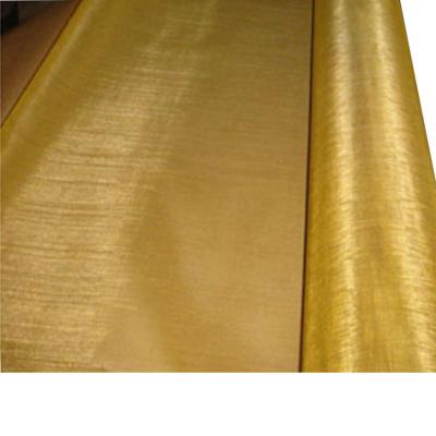 China Plain Weave / Twill Weave Crimped 1 2 5 10 Mesh Brass 70/30 Woven Wire Mesh For Seabed for sale