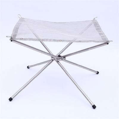 China New Design Portable Stainless Steel Wooden Stored Burning Fire Pit With Packaging for sale