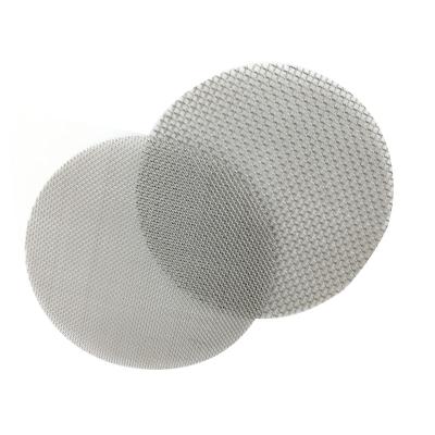 China Limit / Spot Welded 316 Stainless Steel 15mm 60 Mesh Single Layer Edge Filter Disc For Air Cleaner for sale