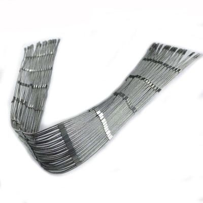 China Plain Weave 7*7 7*19 Stainless Steel Aviary Zoo Mesh Cable Wire Rope Mesh for sale