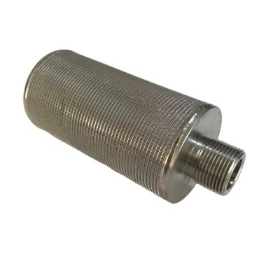 China Porous Metal Sintered Water Purification Stainless Steel Mesh Screen Water Filter Element for sale