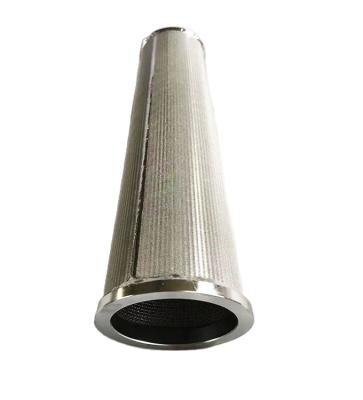 China Chemical High Corrosion Resistance 316 Corrugated Stainless Steel Mesh Filter Cartridge Air Filtration Sintered for sale