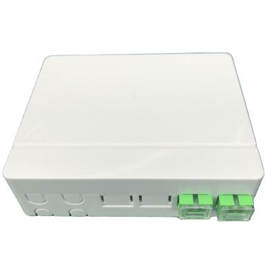 China FTTX FTTH FTTB Eonkey 4 Ports Fiber Optic Indoor Wall Mounting Terminal Box for sale