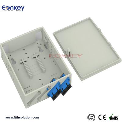 China Indoor FTTH FTTB FTTX 4 port network FTTH odf with SC duplex or LC 4 cores access terminal box for sale