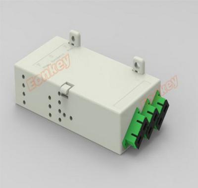 China Indoor Wall Mounted 3 Core ABS FTTH Fiber Optic Terminal Box for sale