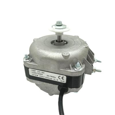 China SINGLE PHASE REFRIGERATOR 8W 220V ALUMINUM GRARED SHADED POLE MOTORS YZF8W-220V-A for sale