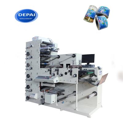 China Avaible factory price BOPP film sticker label paper cup flexo printing machine manufacturer for sale