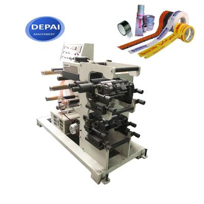 China Avaible Low Price Two Color Flexo Adhesive Tape Printing Printer Slitting Machine for sale