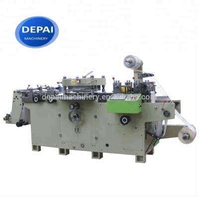 China food & Beverage factory DEPAI FPL320D automatic sticker die cutting machine for label printing machine for paper roll for sale