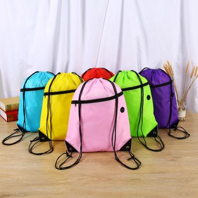 China Custom Shopping Bag Drawstring Pouch Travel Bag Drawstring Shopping Bags String Bag Drawstring for sale