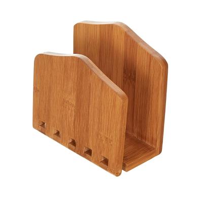 China Minimalist High Quality Natural Bamboo Design Customization Cabinet Kitchen Adjustable Wooden Towel Rack for sale