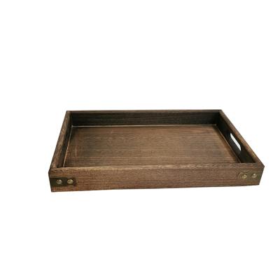 China Antique Wooden Tea Coffee Food Tray Household Goods Trays Wholesales for sale