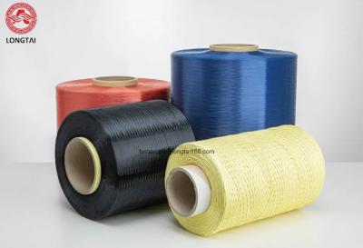 China Super Strength Kevlar 200D-3000D Fiber Para Aramid Yarn For Cable Filling Material for sale