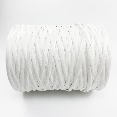 China Flame Retardant PP LSHF Filler Yarn White 1630Tex Polypropylene PP Yarn Filler for sale